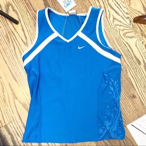 Nike fit dry blue tank